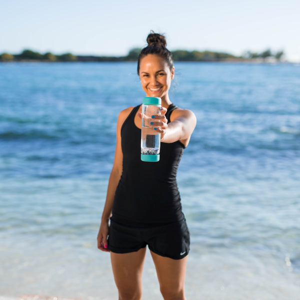 VitaJuwel inu! CRYSTAL | The Original DIY Crystal Water Bottle with Clear Quartz