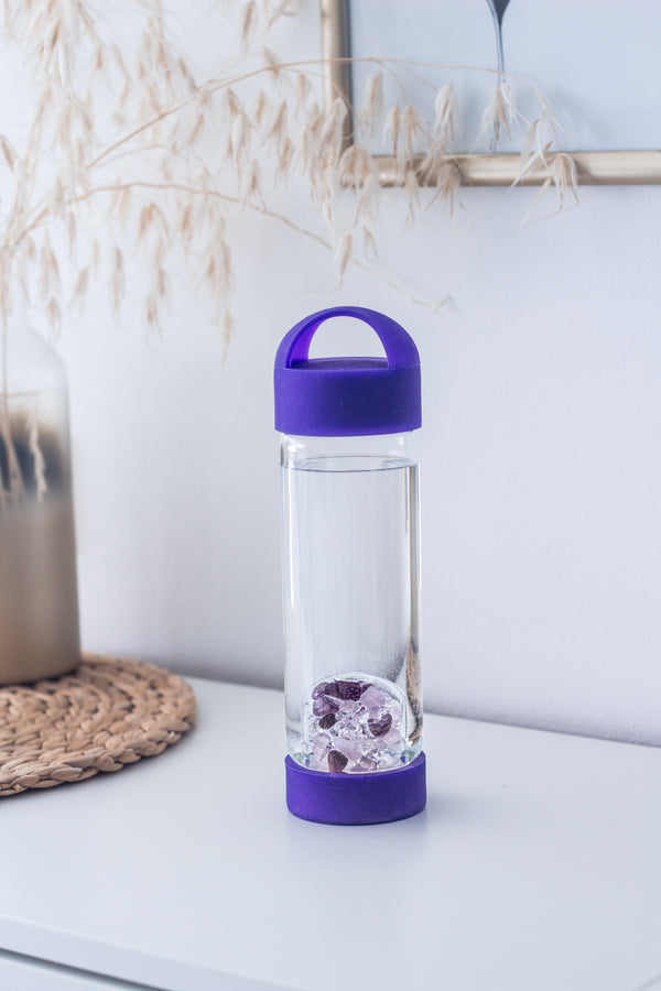 VitaJuwel LOOP Protective Caps | Stylish Silicone Top & Bottom Cover for ViA Crystal Water Bottles