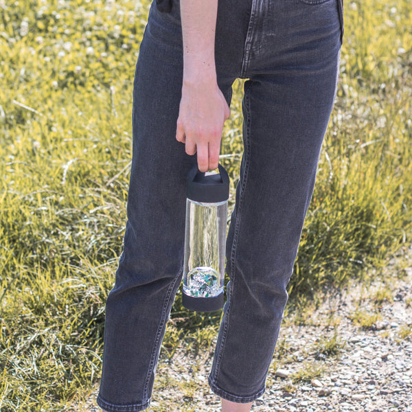 VitaJuwel LOOP Protective Caps | Stylish Silicone Top & Bottom Cover for ViA Crystal Water Bottles