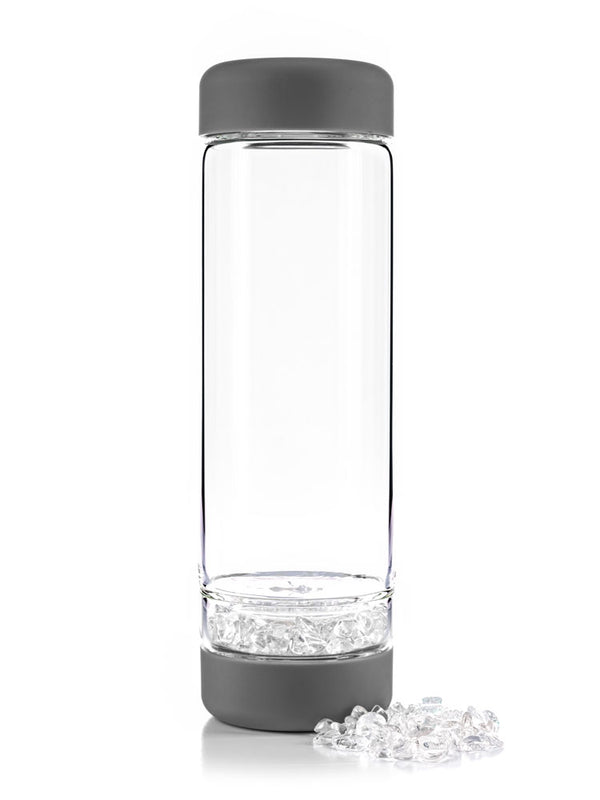 VitaJuwel inu! CRYSTAL | The Original DIY Crystal Water Bottle with Clear Quartz
