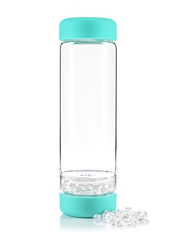 VitaJuwel inu! CRYSTAL | The Original DIY Crystal Water Bottle with Clear Quartz