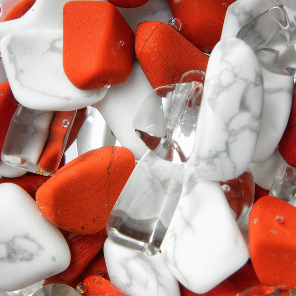 VitaJuwel GemPod FITNESS | Crystal Water Insert with Red Jasper, Magnesite & Clear Quartz - Willpower, Strength & Momentum