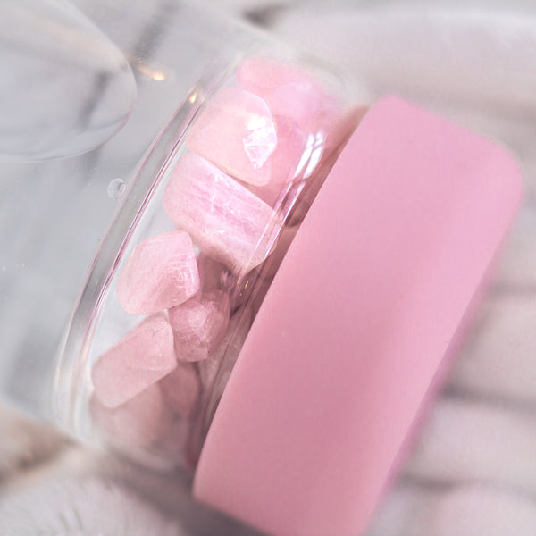 VitaJuwel inu! ROSE | The Original DIY Crystal Water Bottle with Rose Quartz