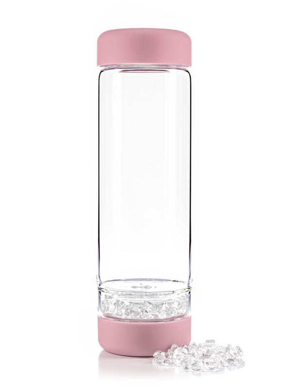 VitaJuwel inu! CRYSTAL | The Original DIY Crystal Water Bottle with Clear Quartz