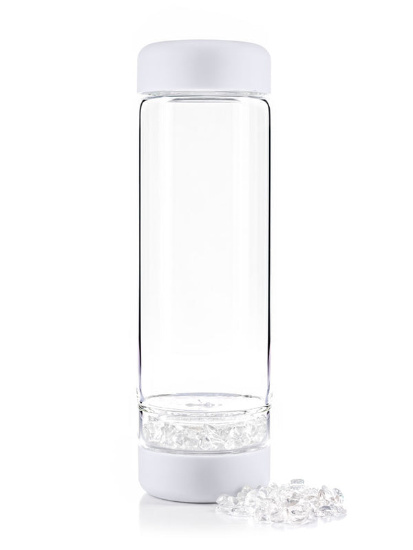 VitaJuwel inu! CRYSTAL | The Original DIY Crystal Water Bottle with Clear Quartz